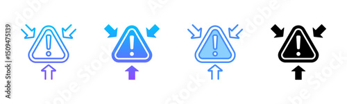 Risk Multi Style Icon Set