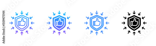Reliability Multi Style Icon Set