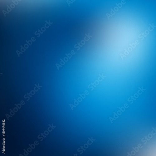 Gradient background with hues of dark to light blue. The top right corner has a white/light blue glow, fading into a deeper blue. Smooth, blurred effect.