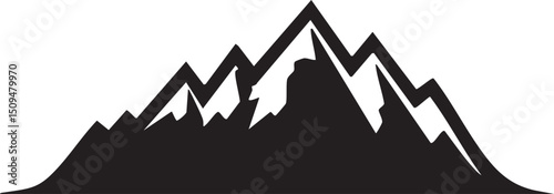 Silhouetted mountains rise dramatically against a bright white sky.