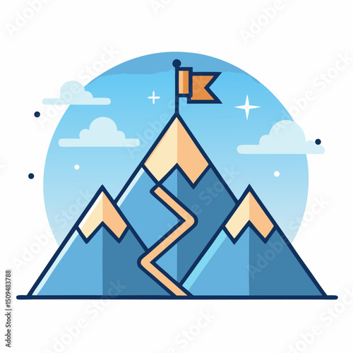 Reaching the summit success achievement goals ambition