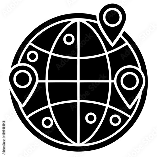 Global positioning system world map location tracking