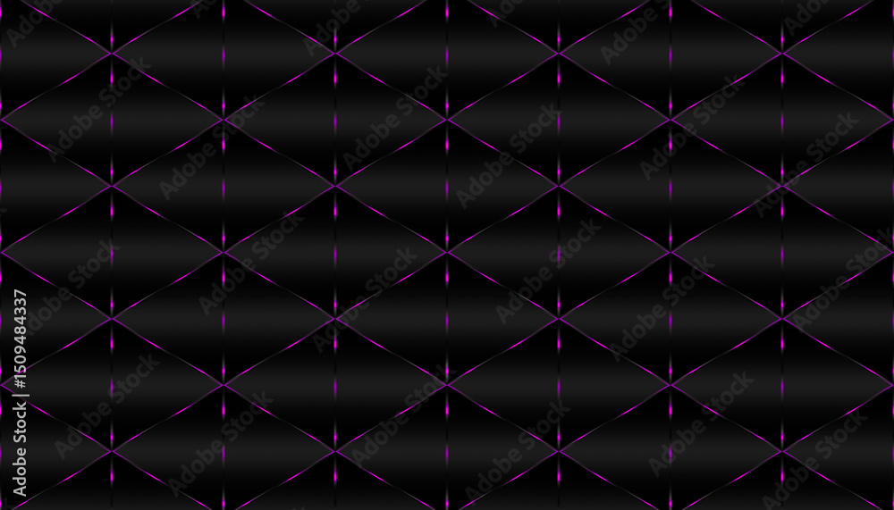 Obraz premium Black blue purple geometric technology texture decoration