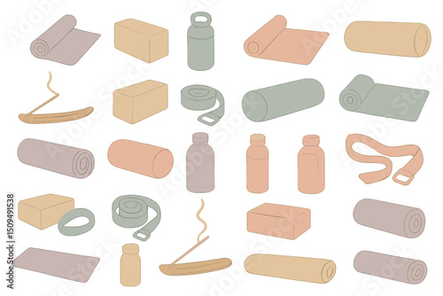 set of adhesive bandage