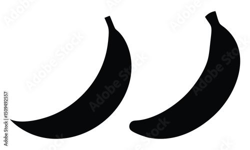 Gold crescent moon and star vector illustration with yellow banana and apple fruit design