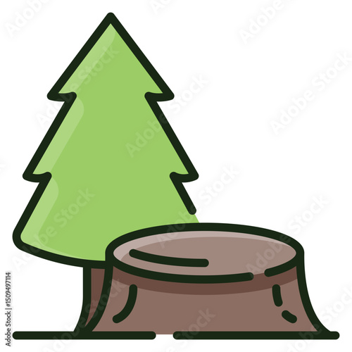 Deforestation Icon
