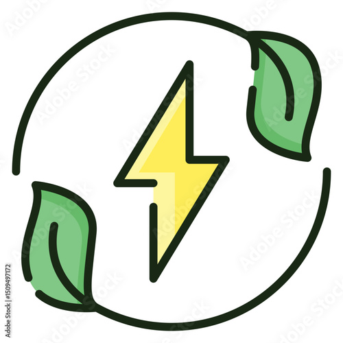 Renewable Energy Icon