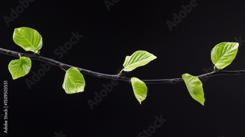 New spring growth on a branch (1)