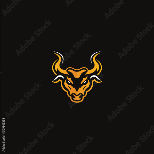 Ox Head Logo – Strong and Versatile Animal Head Design for Various Businesses