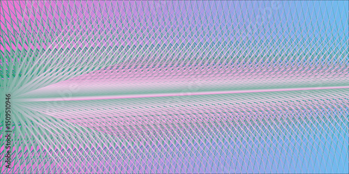 Abstract colourful purple backdrop design with blue and pink wave lines, a vector illustration for web banner art