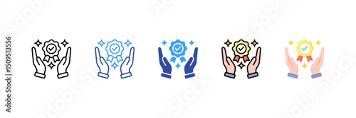 Brand Loyalty Multi Style Icon Set