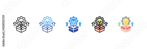 Product Development Multi Style Icon Set