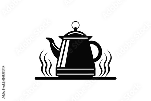 kettle with steam lines