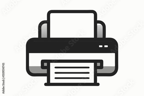 printer partial paper icon