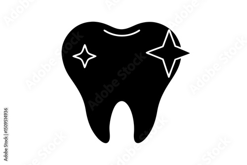 tooth icon sparkle symbol
