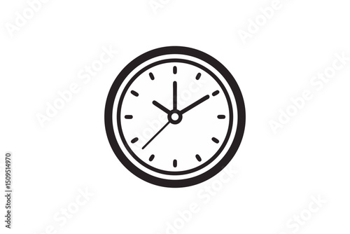 wall clock icon visible numbers