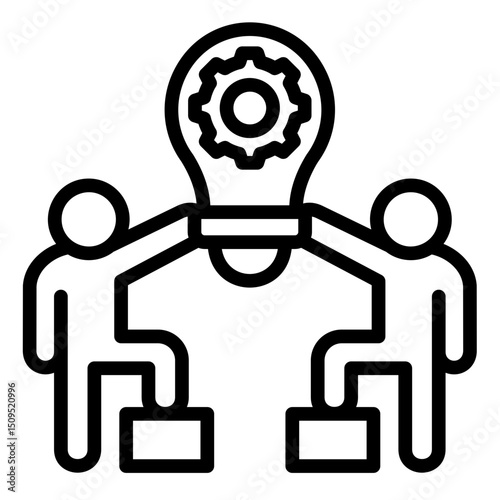 Teamwork  Icon Element For Design	