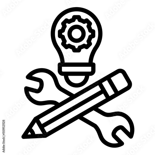 Creativity Tools  Icon Element For Design	