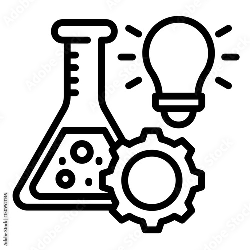 Experimentation Lab  Icon Element For Design	