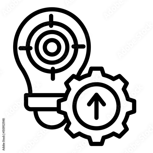 Future Focus  Icon Element For Design	