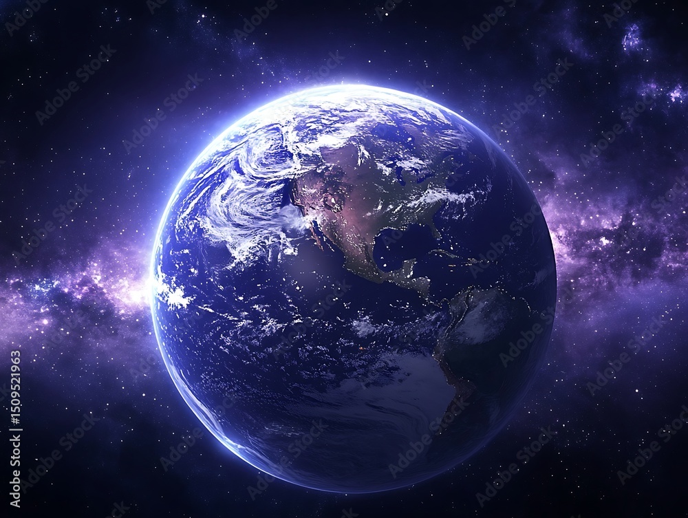 Fototapeta premium Earth in space (1)