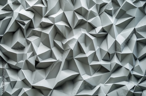 Grey Geometric Triangular Texture Background