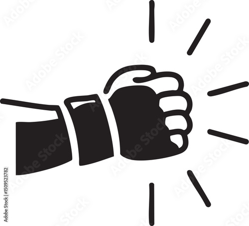 Two hands firmly shake in a gesture of agreement.
