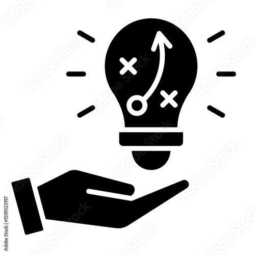Innovation Strategy  Icon Element For Design	