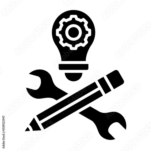Creativity Tools  Icon Element For Design	