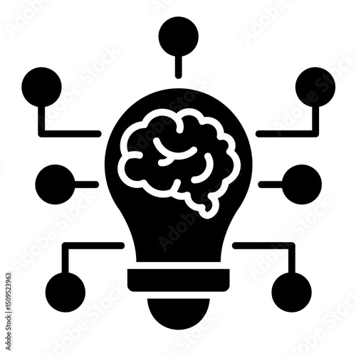 Mind Map  Icon Element For Design	