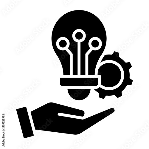 Innovative Solutions  Icon Element For Design	