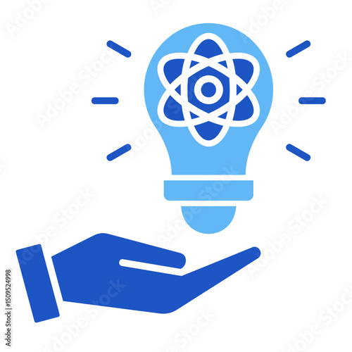 Lightbulb  Icon Element For Design	