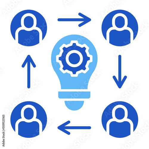 Creative Process  Icon Element For Design	