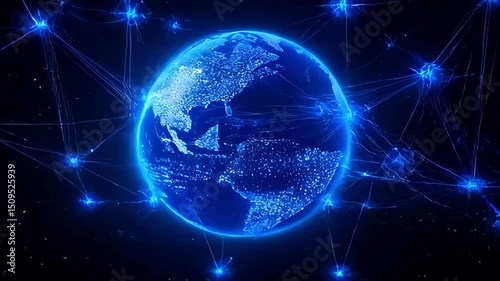 Wallpaper Mural Global Network Torontodigital.ca