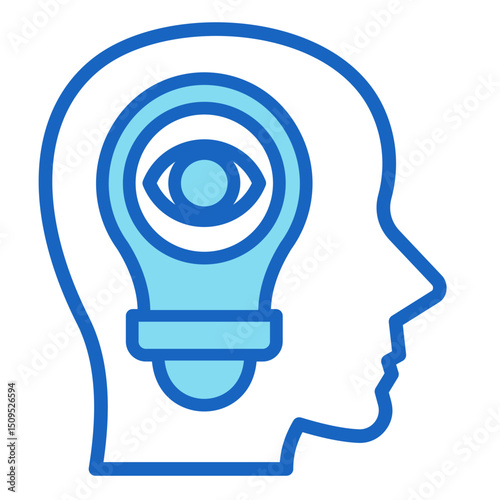 Visionary  Icon Element For Design	