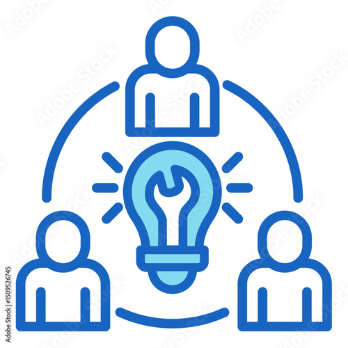 Collaboration Tools  Icon Element For Design	