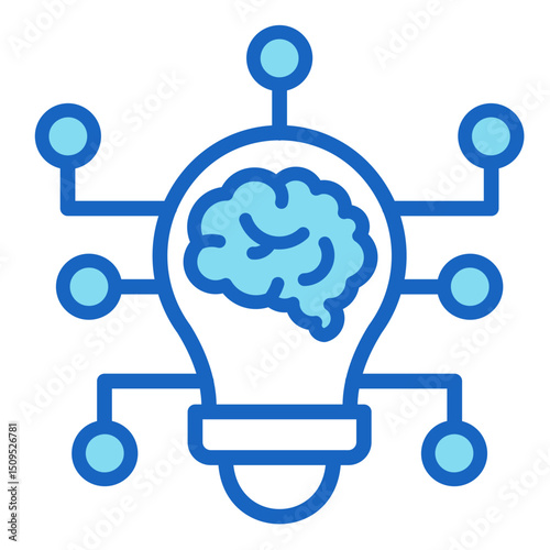 Mind Map  Icon Element For Design	