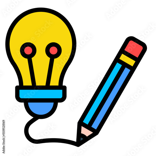Creativity  Icon Element For Design	