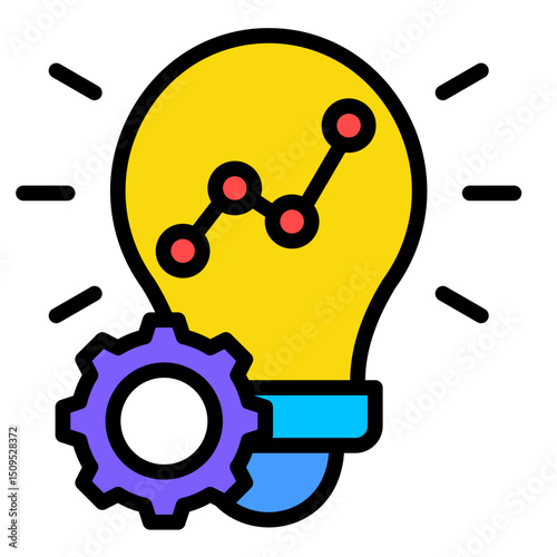 Innovation Metrics  Icon Element For Design	