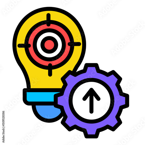 Future Focus  Icon Element For Design	