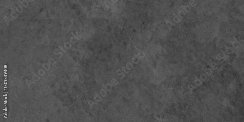 Dark rough aged black stone wall grunge backdrop texture background. monochrome slate grunge concrete wall black backdrop vintage marbled textured border background.	
