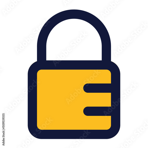 lock icon for illustration