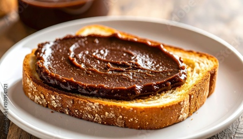 Chocolate Spread On Toast