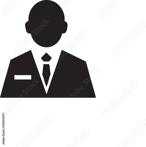 professional man stands in a portrait pose.