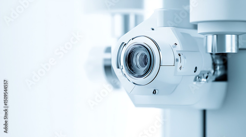 Close-up of a Modern Medical Imaging Device