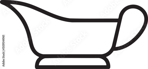simple stylized serving dish rests on a white surface.