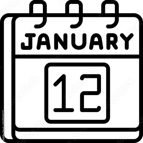 January 12 Icon