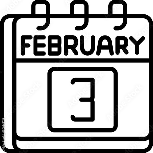 February 3 Icon