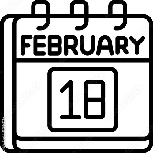 February 18 Icon