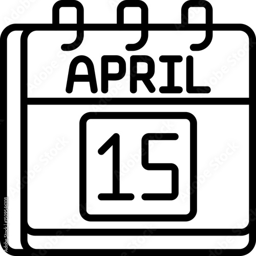 April 15 Icon